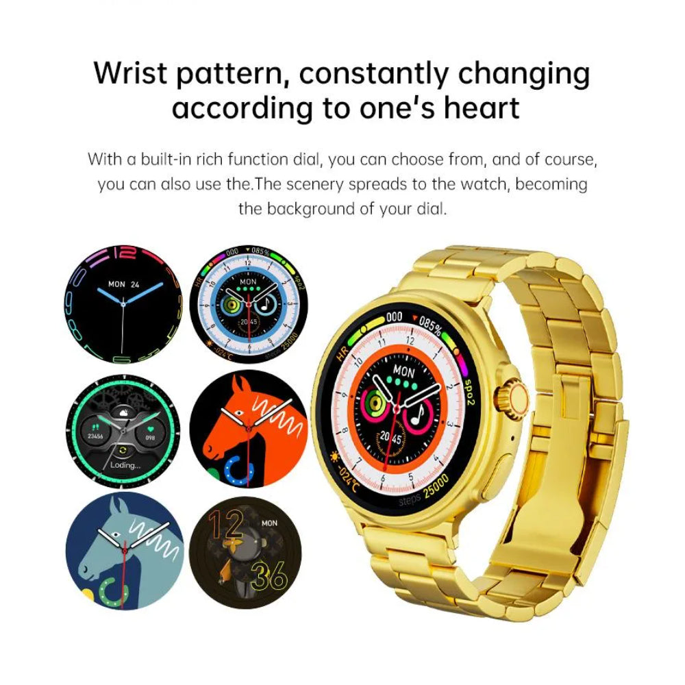 G10 Luxury Gold Health Smart Watch