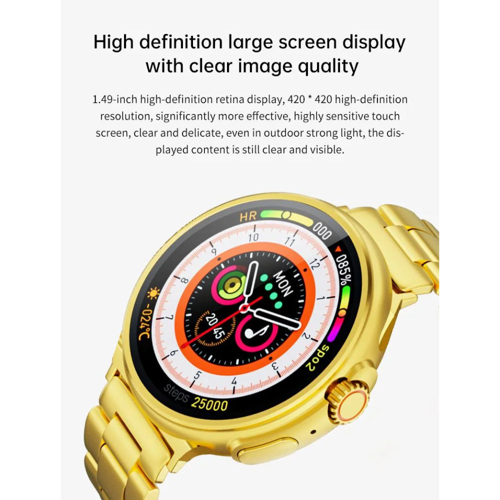 G10 Luxury Gold Health Smart Watch