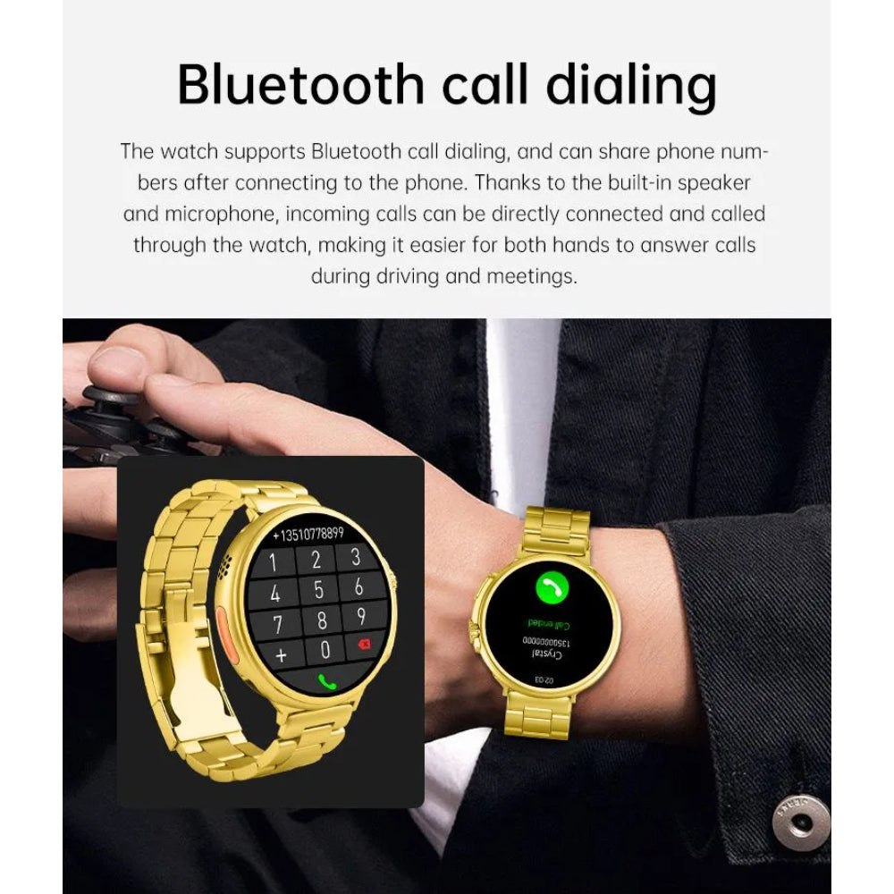 G10 Luxury Gold Health Smart Watch