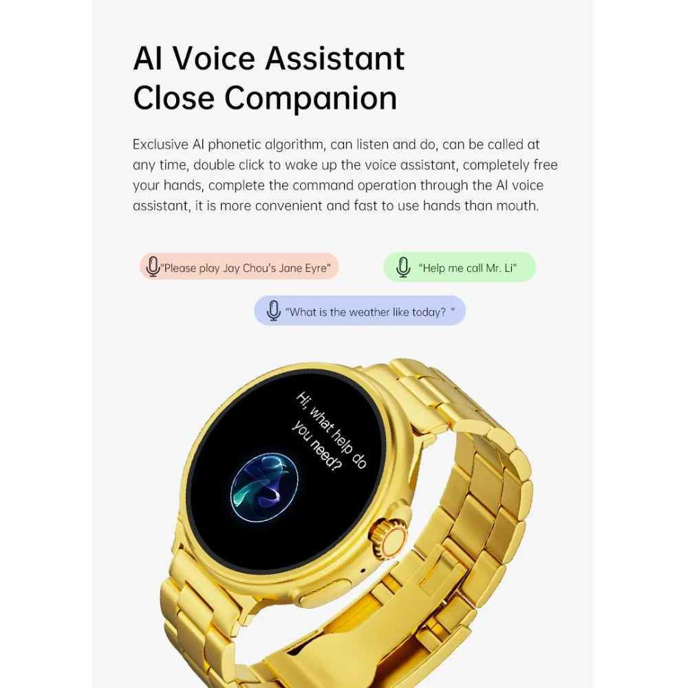 G10 Luxury Gold Health Smart Watch