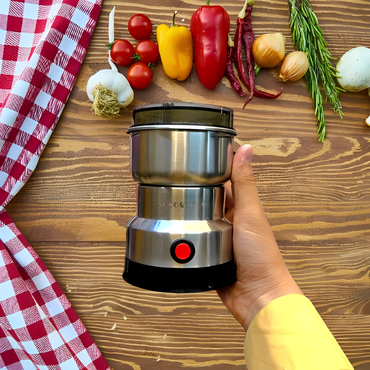 Compact 400W Grinder with 4 Blades