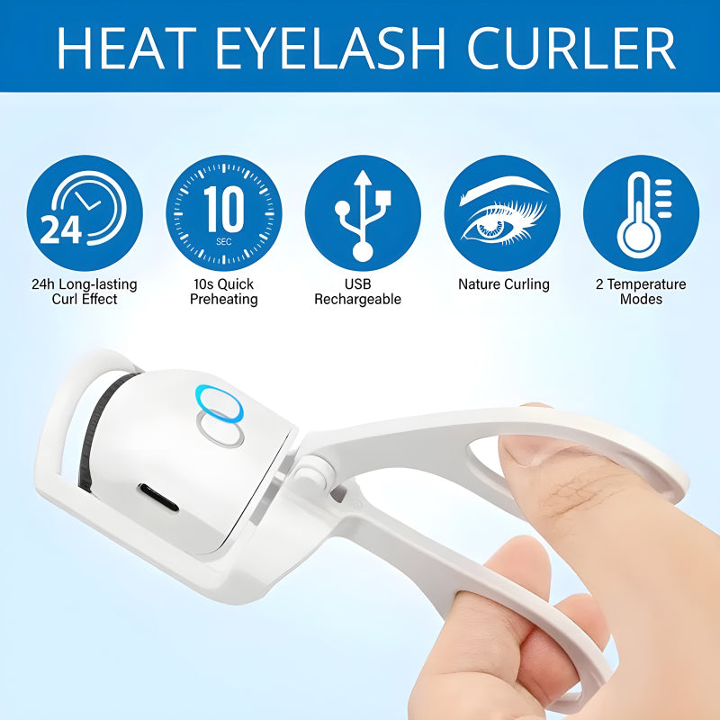 Mini Electric Heated Eyelash Curler