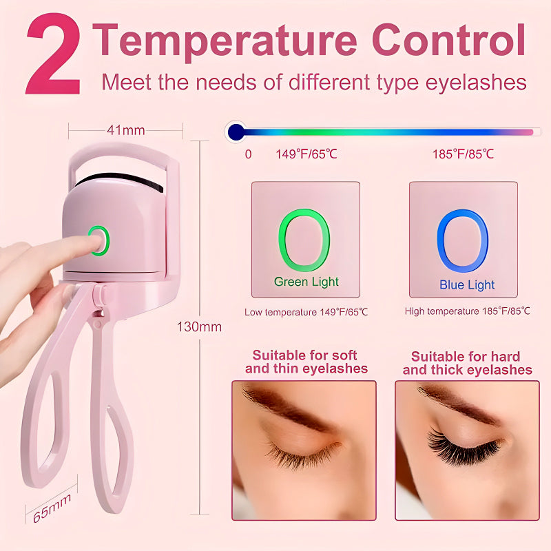 Mini Electric Heated Eyelash Curler