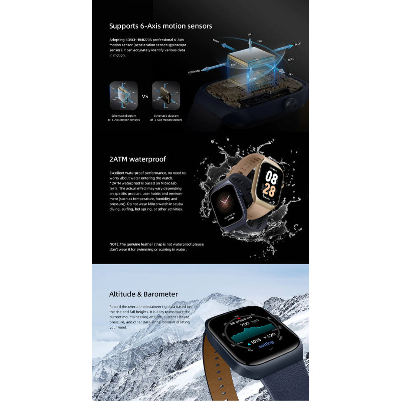 Mibro T2 Dual-Core Fitness Watch